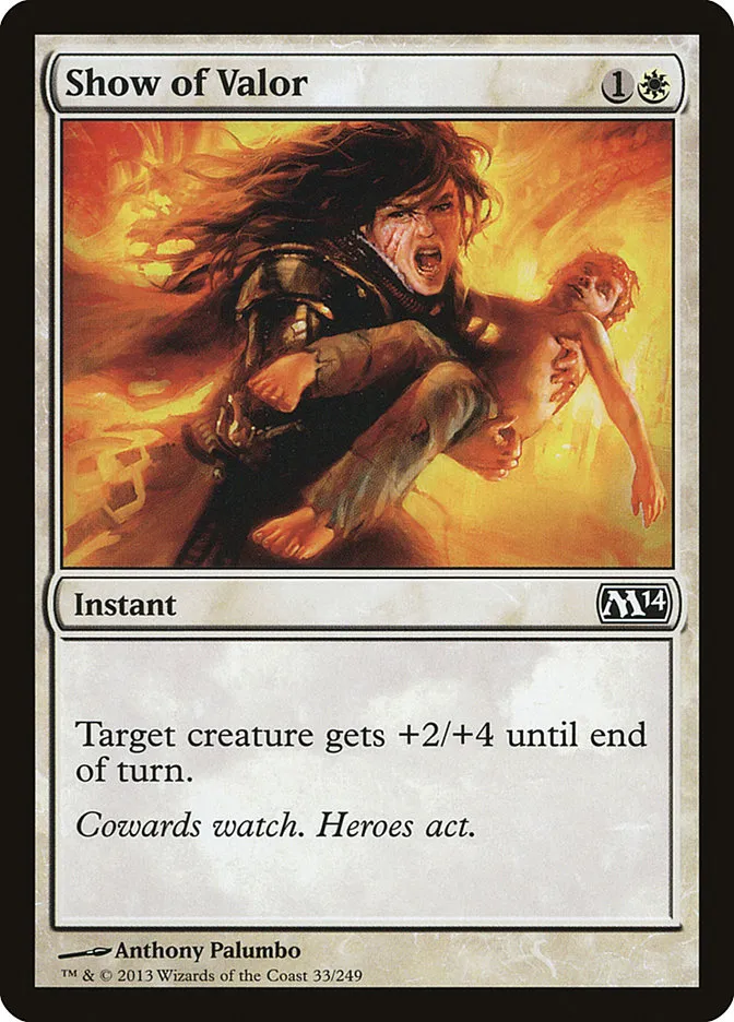 Show of Valor Front Face