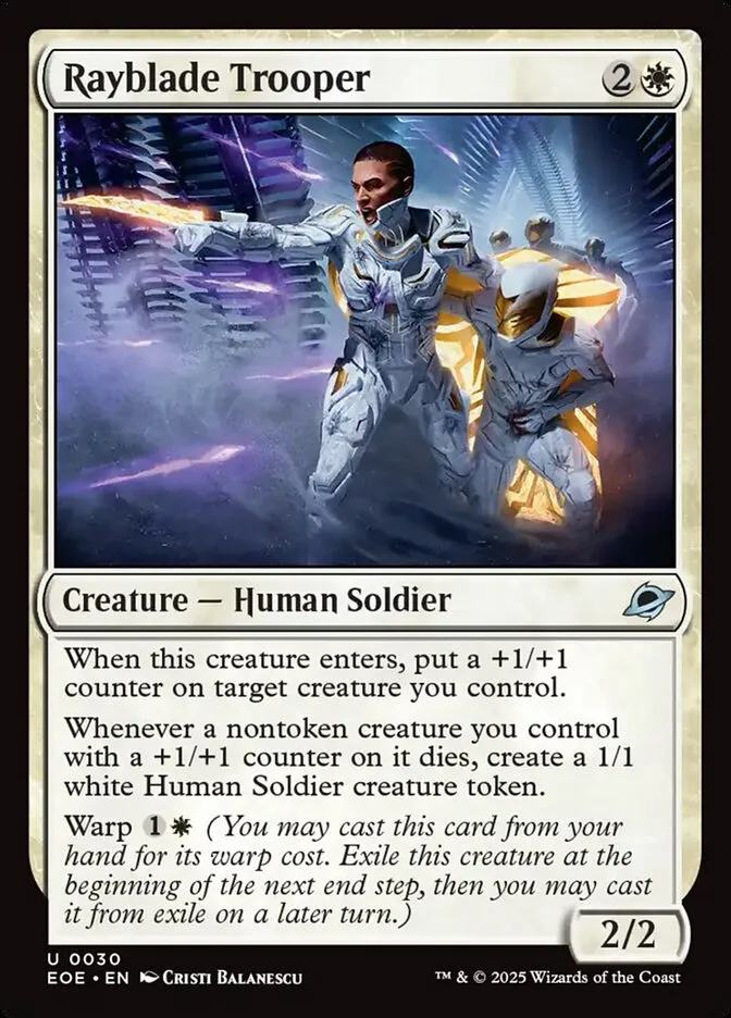 Rayblade Trooper Front Face