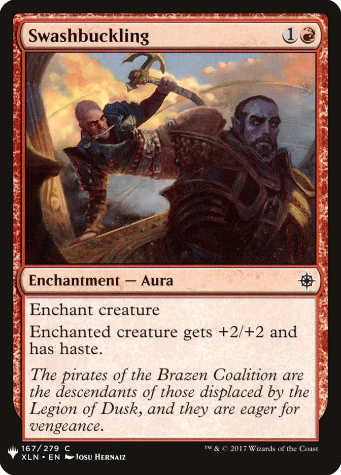 Swashbuckling Front Face