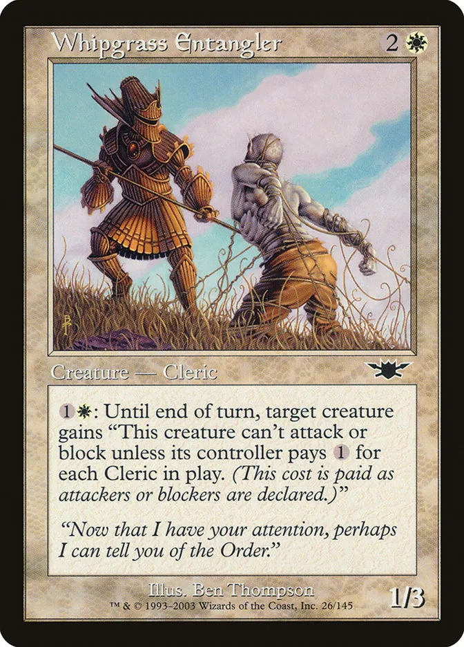 Whipgrass Entangler Front Face
