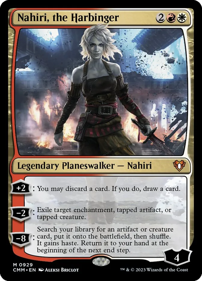 Nahiri, the Harbinger Front Face