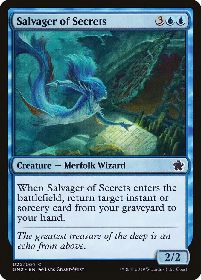 Salvager of Secrets Front Face