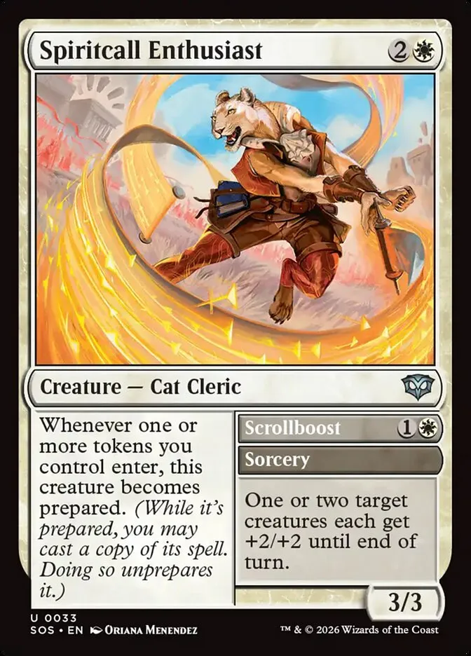 Spiritcall Enthusiast // Scrollboost Front Face