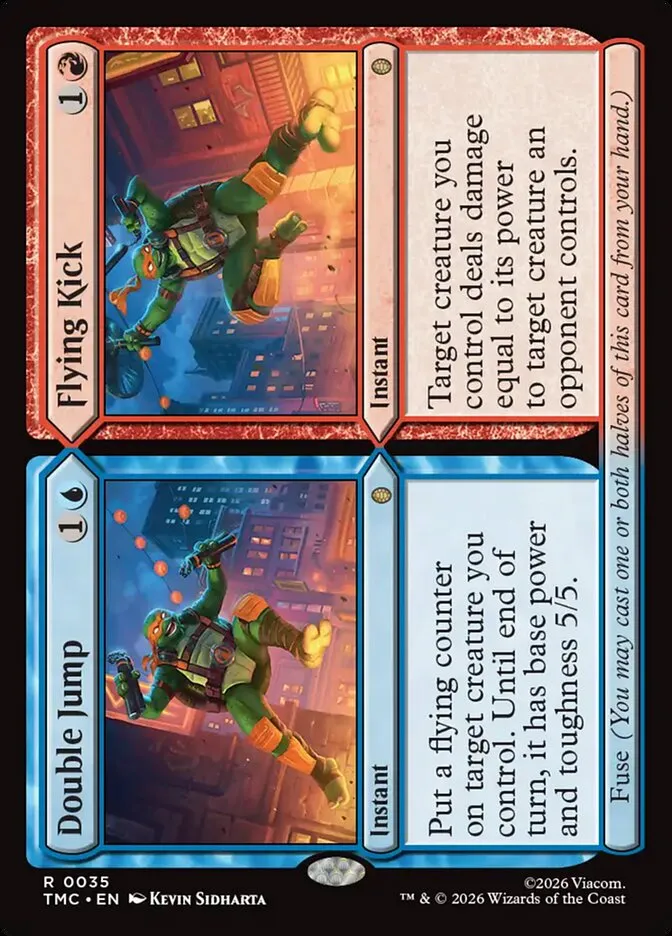 Double Jump // Flying Kick Front Face