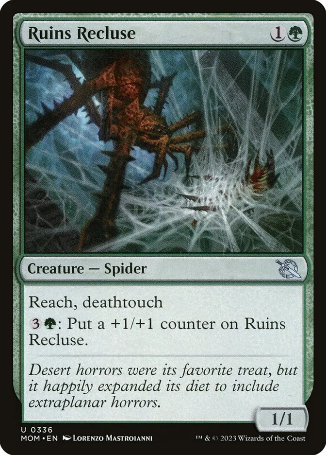 Ruins Recluse Front Face