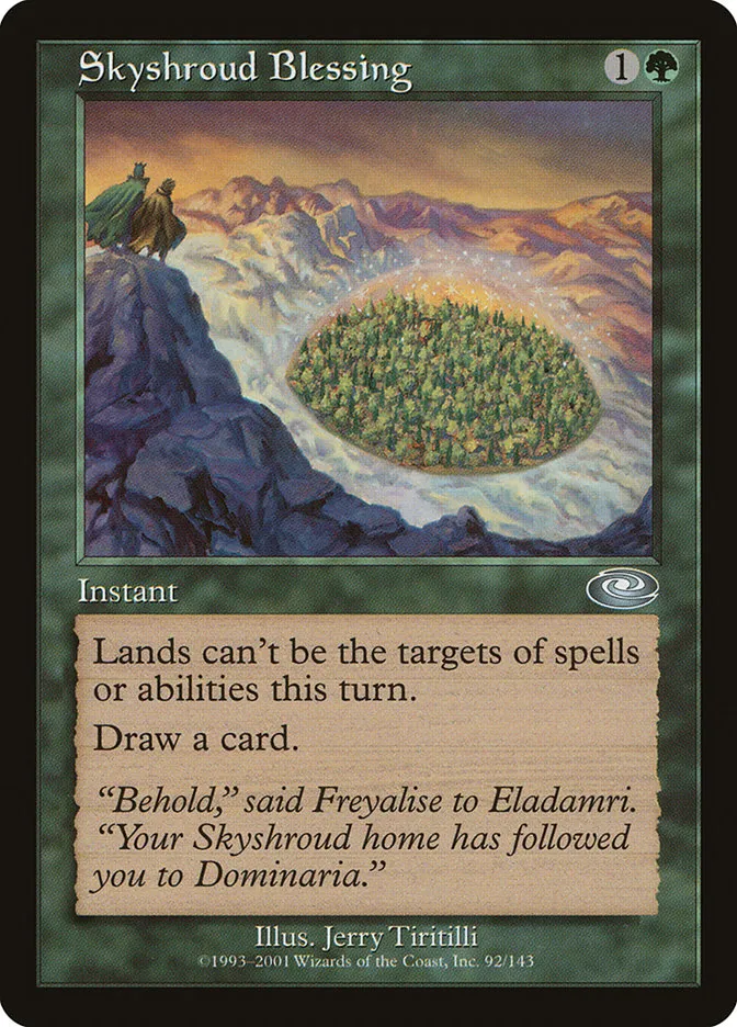 Skyshroud Blessing Front Face