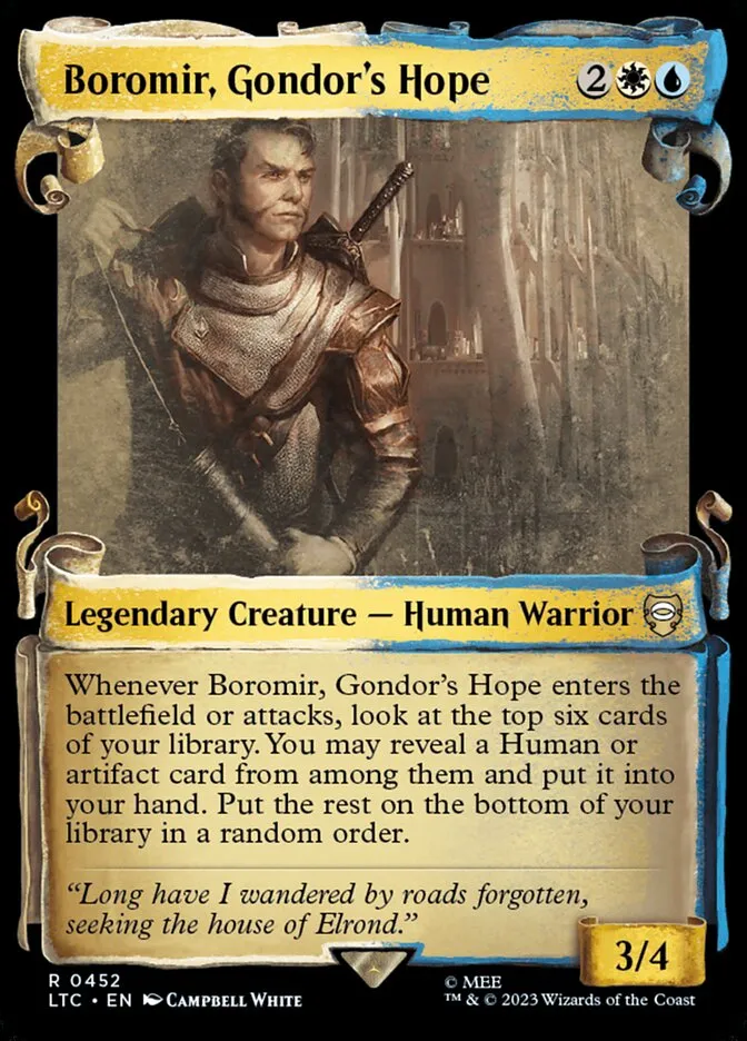 Boromir, Gondor's Hope Front Face