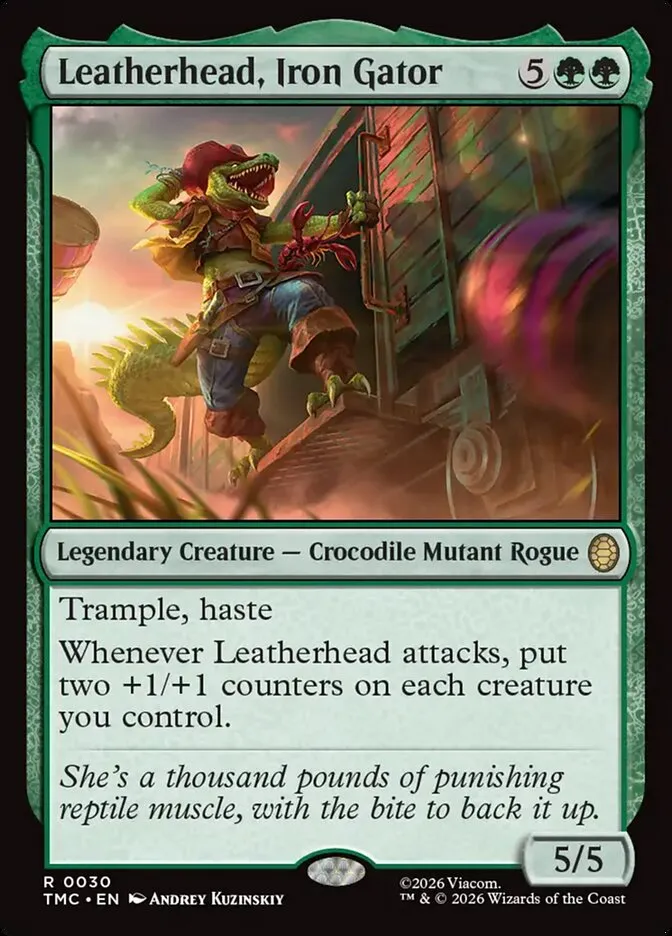 Leatherhead, Iron Gator Front Face