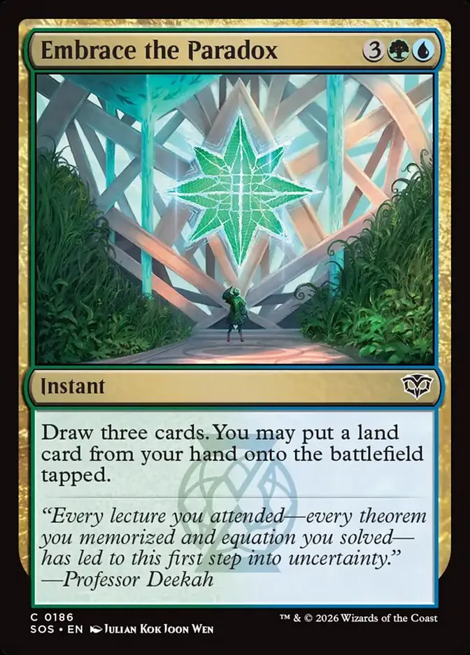 Embrace the Paradox Front Face