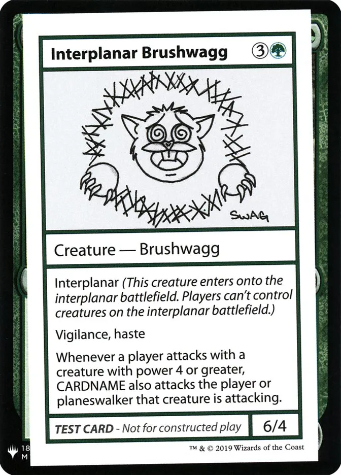 Interplanar Brushwagg Front Face