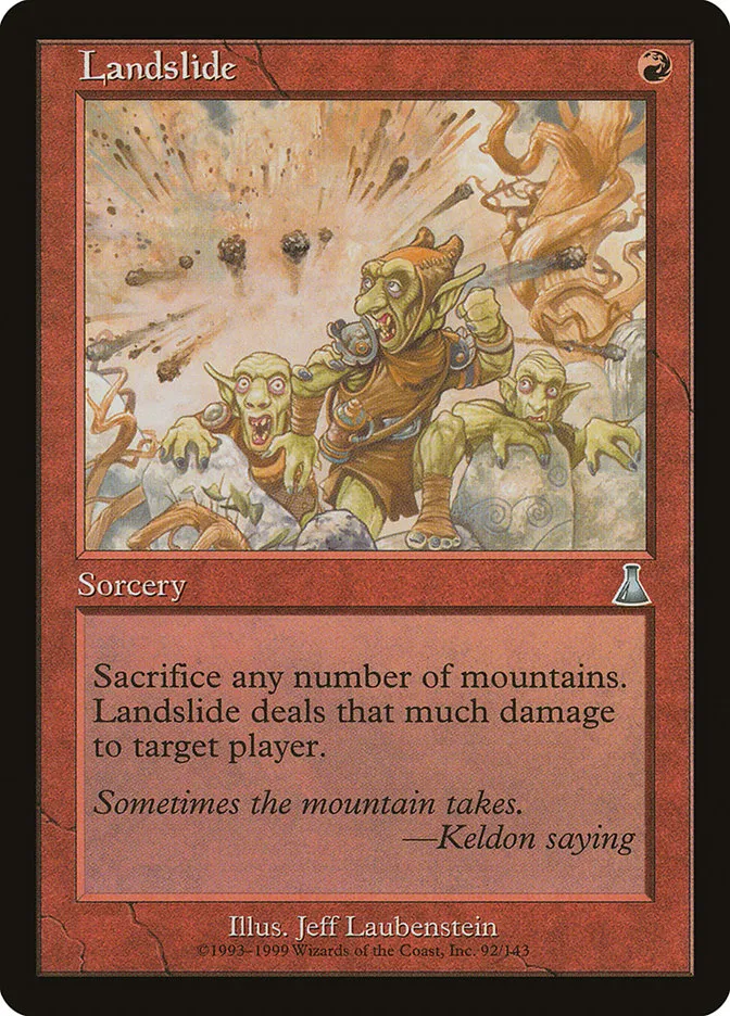 Landslide Front Face