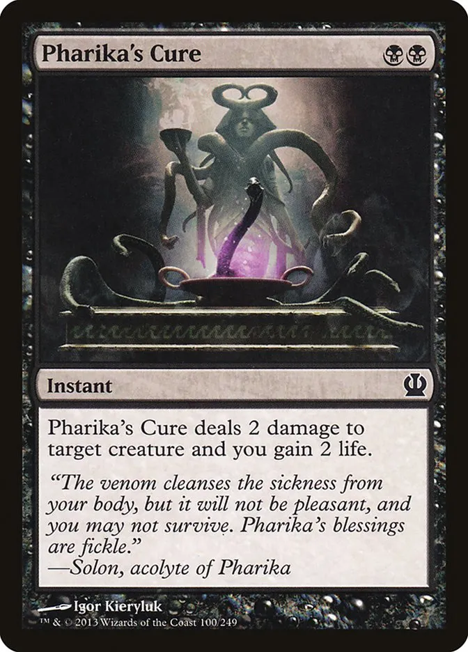 Pharika's Cure Front Face