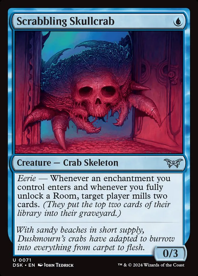 Scrabbling Skullcrab Front Face