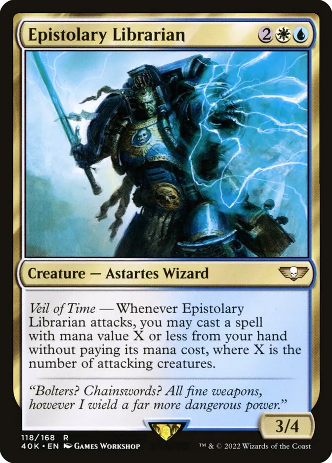 Epistolary Librarian Front Face