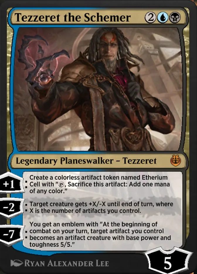 Tezzeret the Schemer Front Face