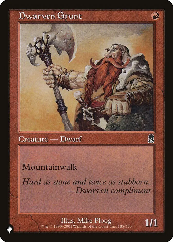 Dwarven Grunt Front Face