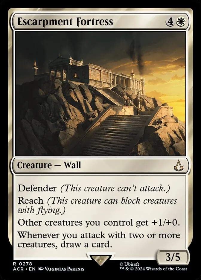 Escarpment Fortress Front Face