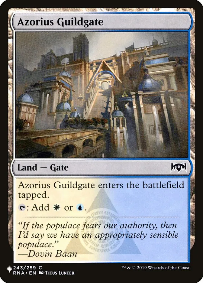 Azorius Guildgate Front Face