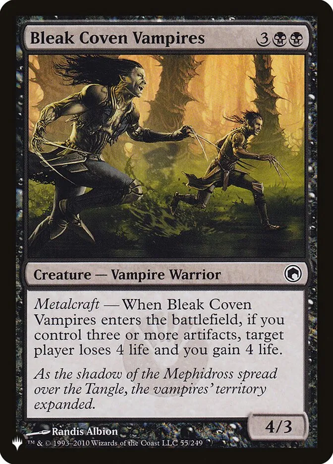 Bleak Coven Vampires Front Face