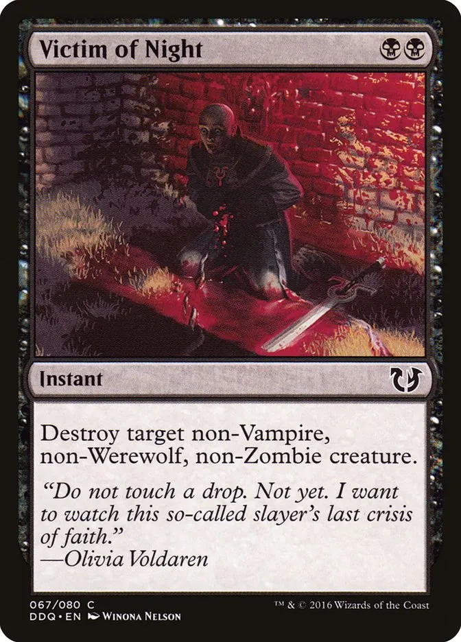 Victim of Night Front Face