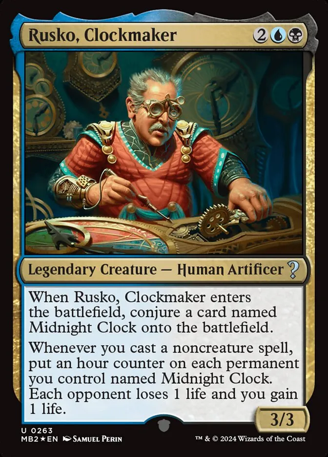 Rusko, Clockmaker Front Face