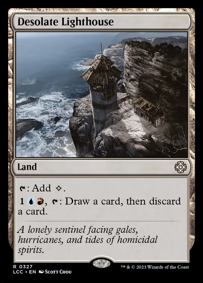 Desolate Lighthouse Front Face