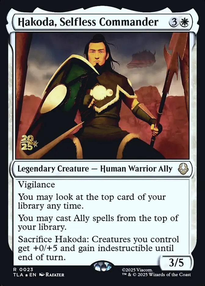 Hakoda, Selfless Commander Front Face