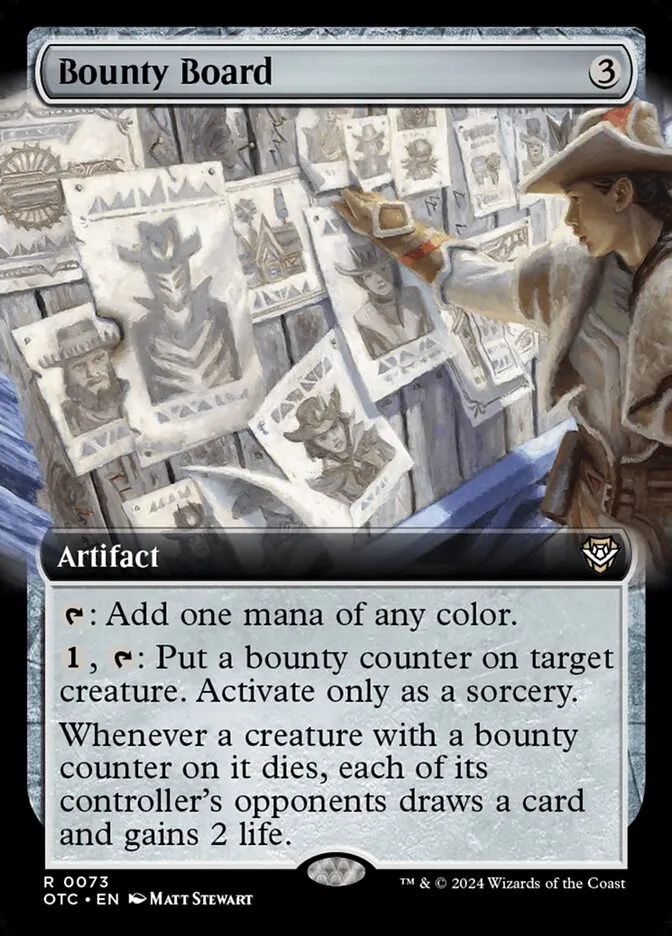 Bounty Board Front Face