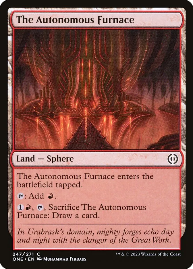 The Autonomous Furnace Front Face