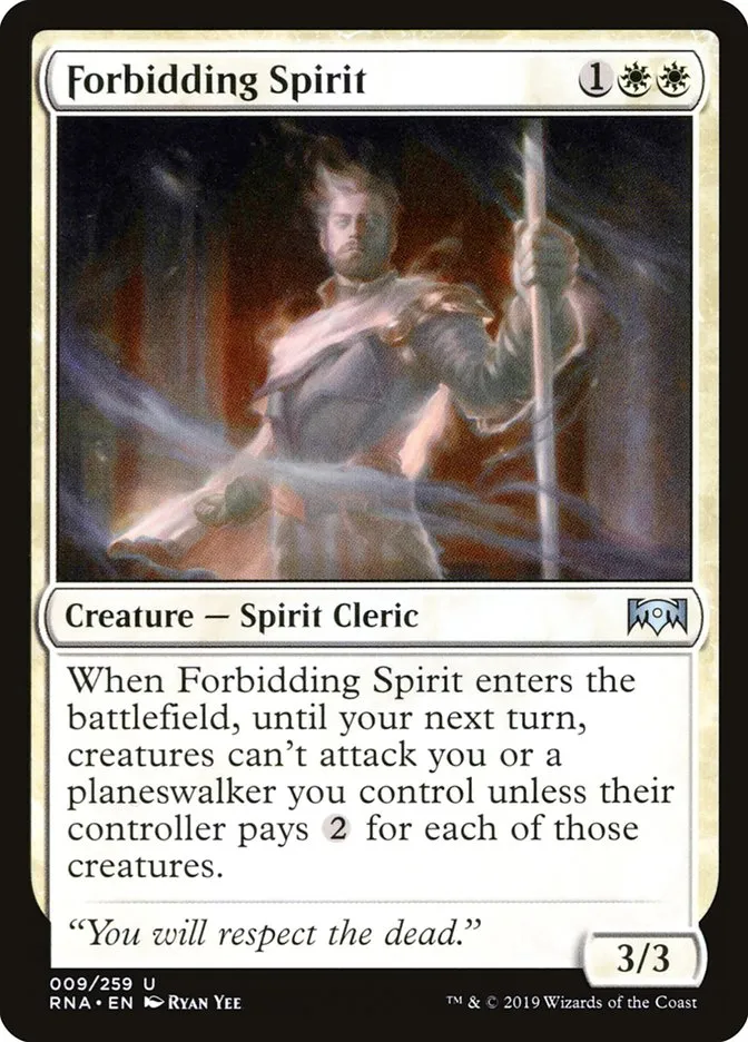 Forbidding Spirit Front Face