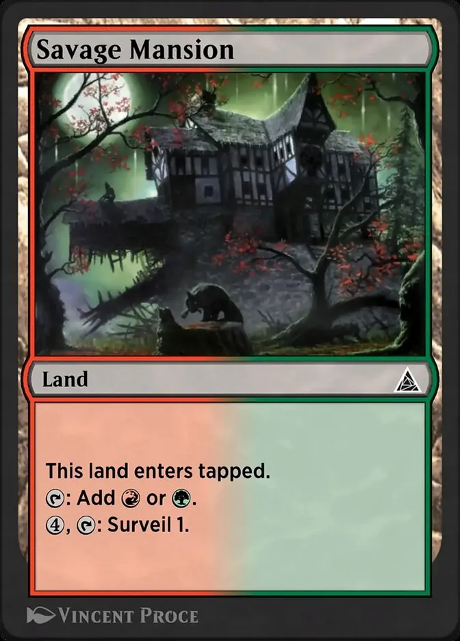 Savage Mansion Front Face
