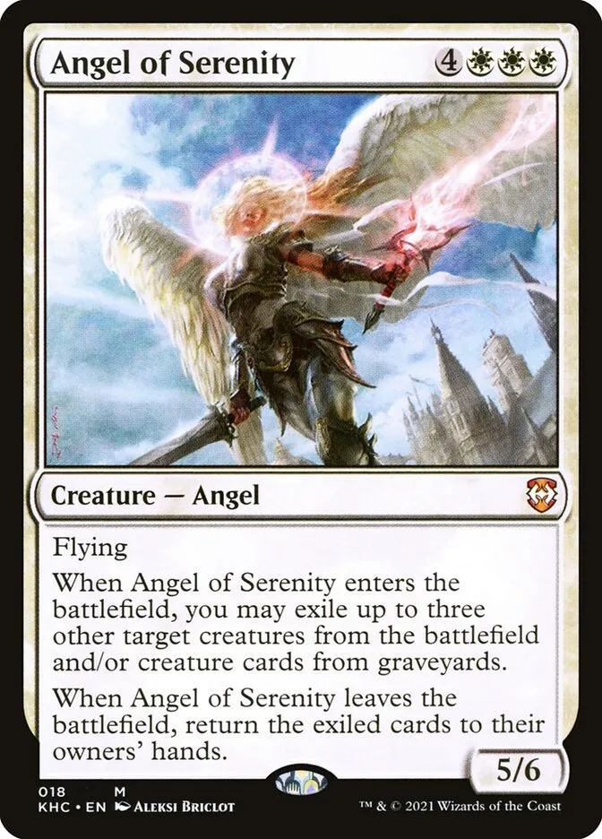 Angel of Serenity Front Face