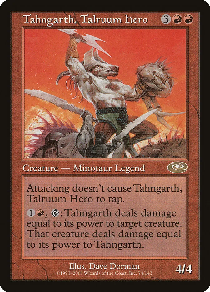 Tahngarth, Talruum Hero Front Face