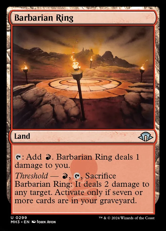 Barbarian Ring Front Face