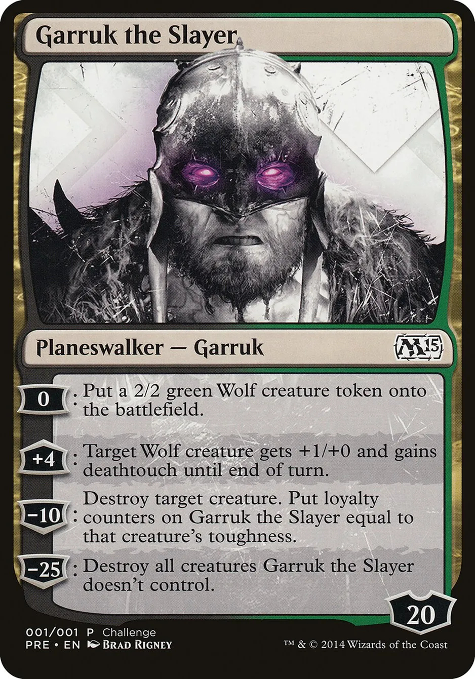 Garruk the Slayer Front Face