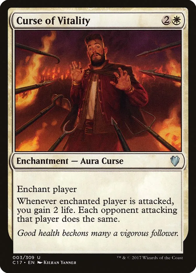 Curse of Vitality Front Face