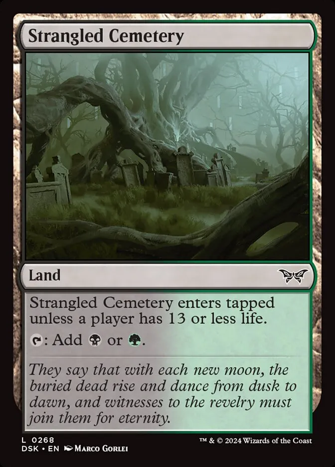 Strangled Cemetery Front Face