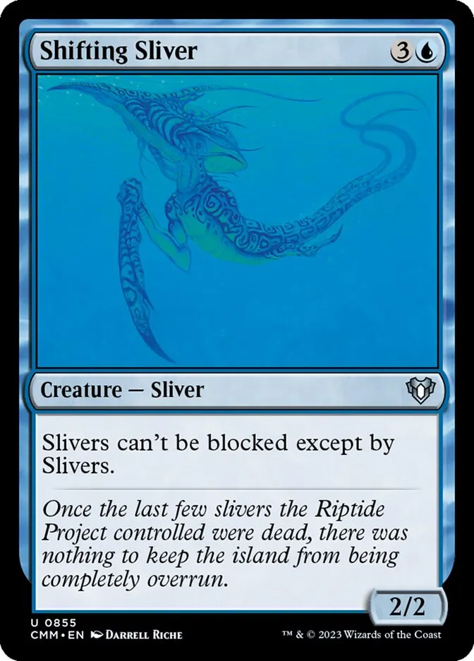 Shifting Sliver Front Face