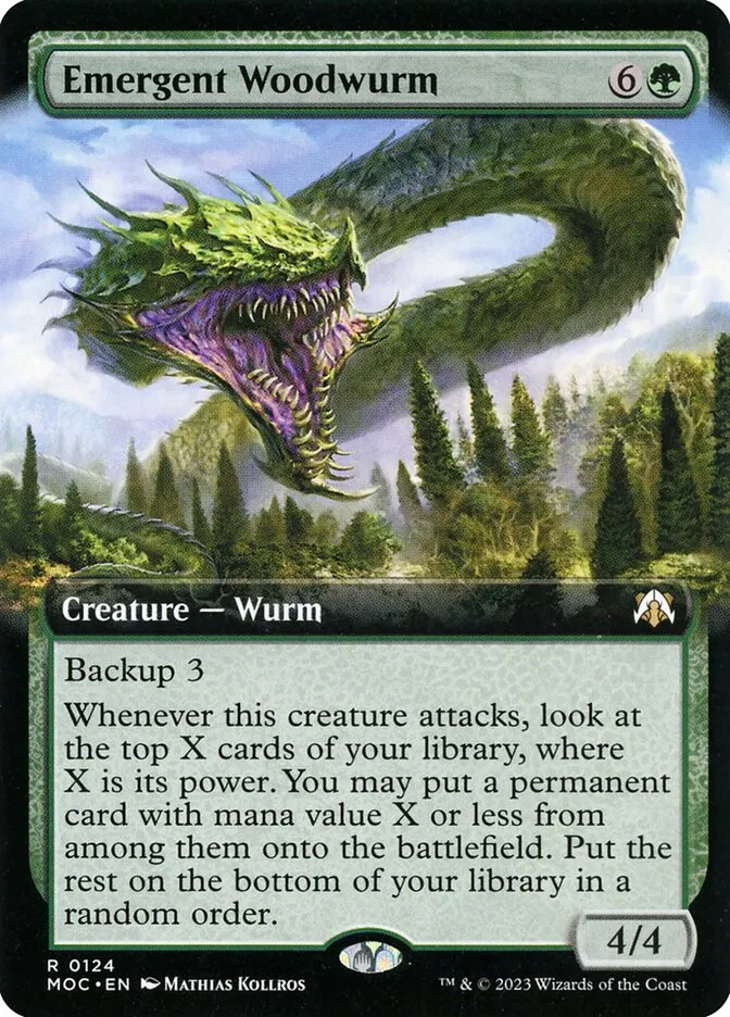 Emergent Woodwurm Front Face