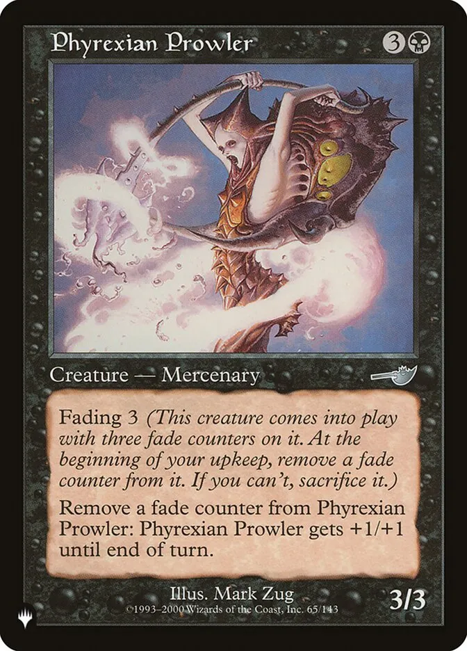 Phyrexian Prowler Front Face