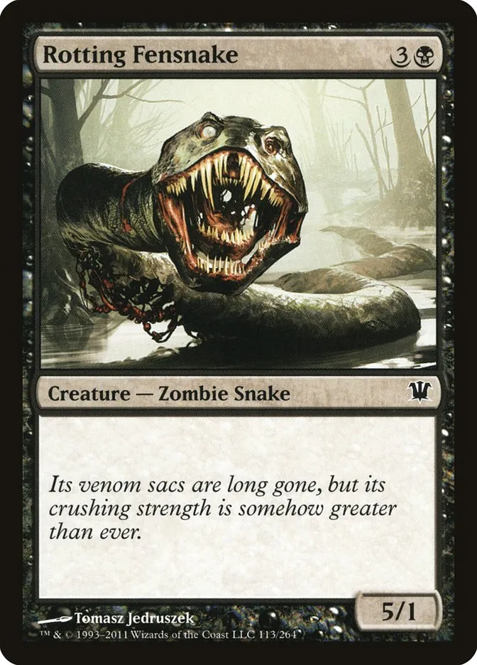 Rotting Fensnake Front Face