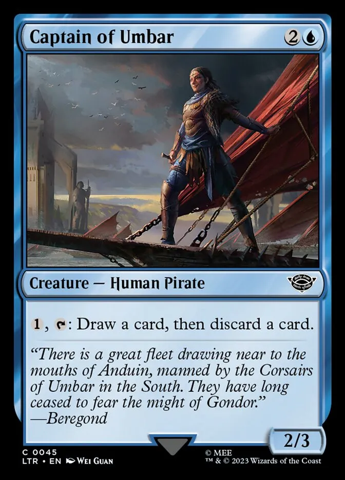 Captain of Umbar Front Face