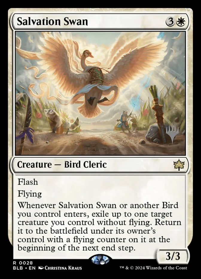 Salvation Swan Front Face