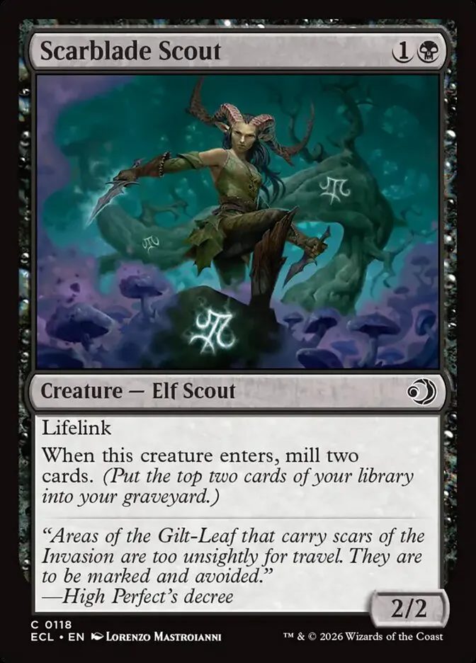 Scarblade Scout Front Face