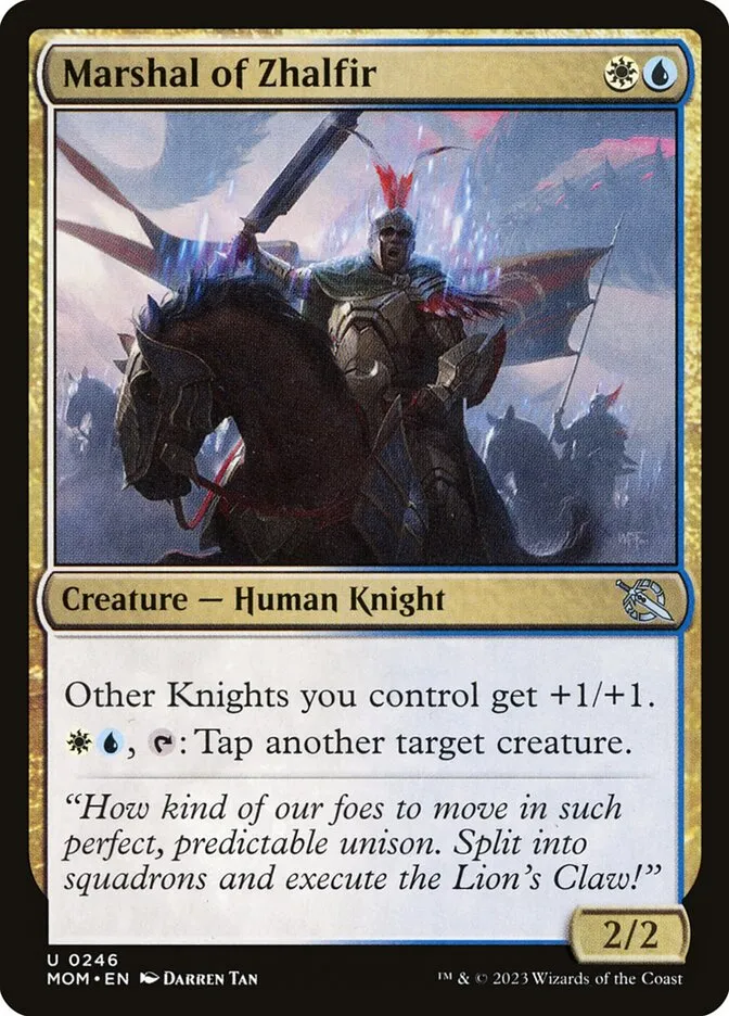 Marshal of Zhalfir Front Face