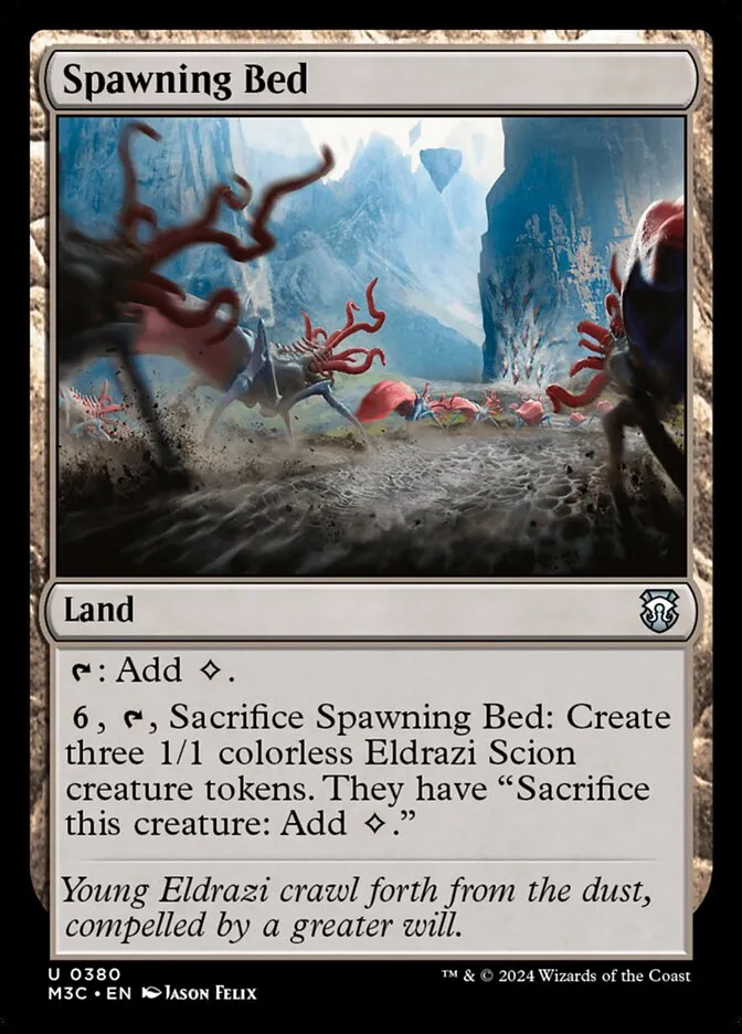 Spawning Bed Front Face