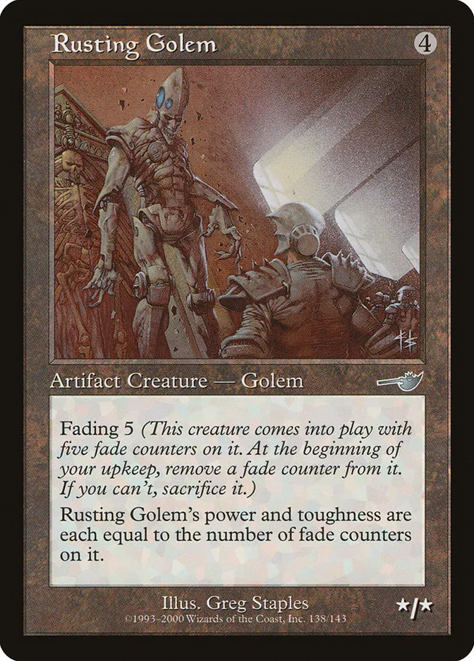 Rusting Golem Front Face