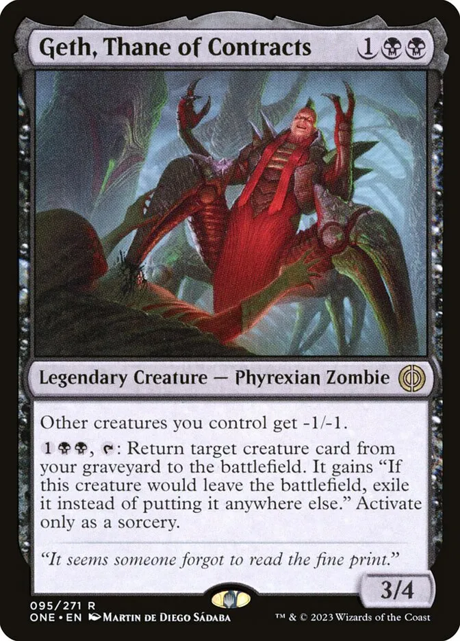 Geth, Thane of Contracts Front Face