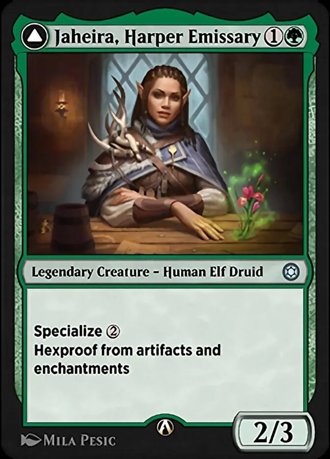 Jaheira, Harper Emissary Front Face