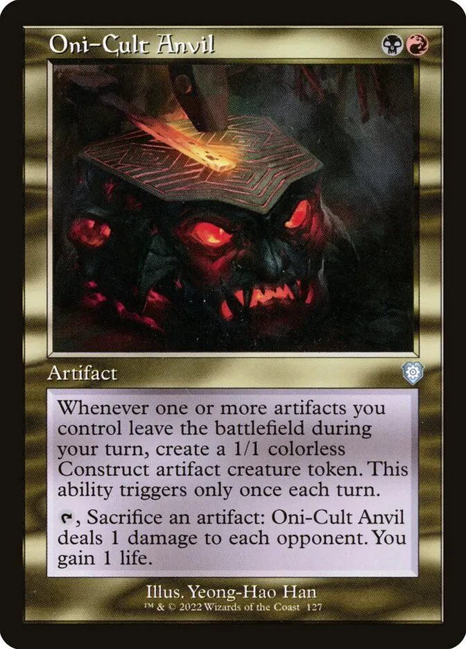 Oni-Cult Anvil Front Face